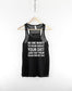 Womens Gym Tank Top - Funny Workout Tank Top - No One Wants To Hear About Your Diet Just Eat Your Salad And Be Sad Vest - Womens Racer Back