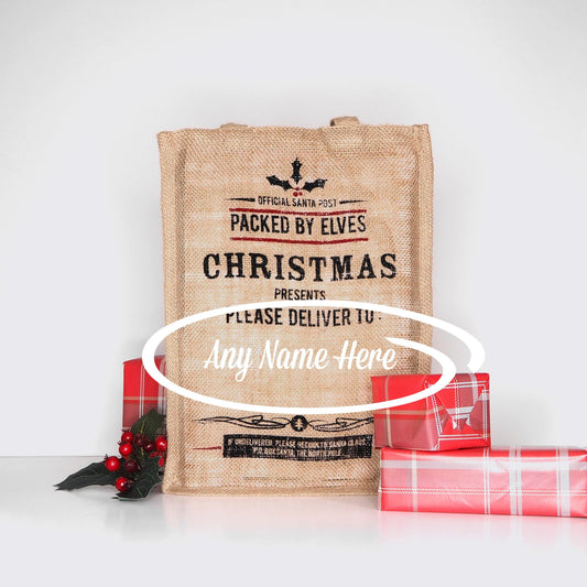 Personalized Christmas Bag - Personalized Eve Bag - Santa Sack Christmas Gift Bags - Christmas Eve Box