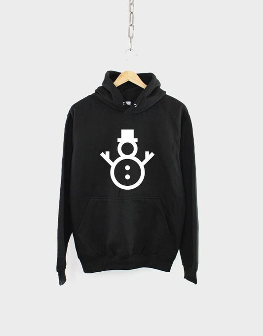 Christmas Snowman Winter Festive Hoodie - Xmas Crew Neck Sweatshirt
