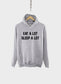 Funny Eat A Lot Sleep A Lot Hoodie - Lazy Father Christmas Gift