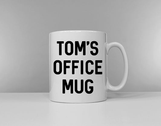 Personalized Office Mug - Personalised Work Gift Coffee Mug - New Job Custom Mug