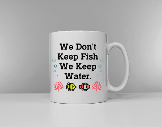 Aquarium Fish Keeper Mug - Coral Reef Tank Coffee Mug