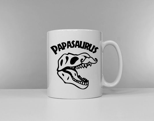 Papasaurus Dad Mug - Coffee Mug - Gift For Dad - Birthday Gift - Fathers Day Gifts