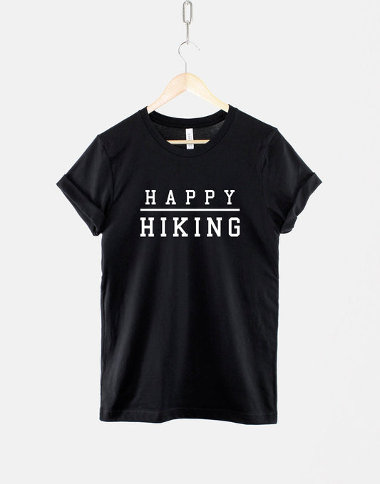 Happy Hiking T shirt - Fitness Yoga Cardio T-Shirt