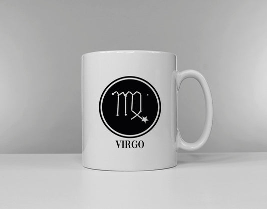 Zodiac Horoscope Virgo Mug - Birthday Astrology August 23rd - September 22nd