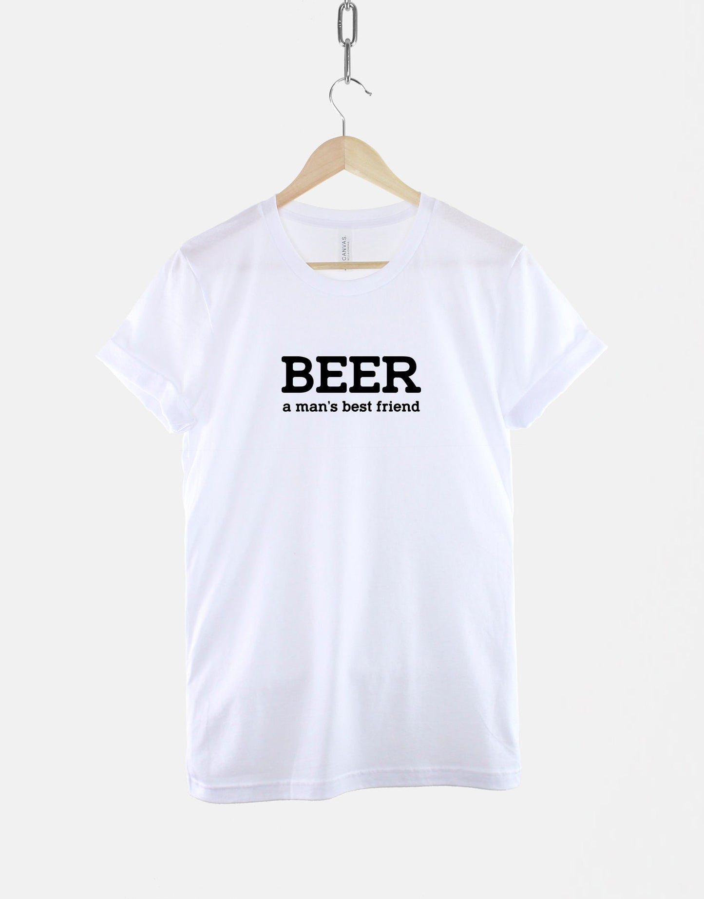 Beer Mans Best Friend - Stag Party Shirt - Farther's Day Shirts - Groom Shirt - Bachelor TShirts