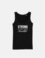 Womans Work Out Gym Tank Top - Stong Is The New Beautiful Girls Fitness Workout Racer Back Vest