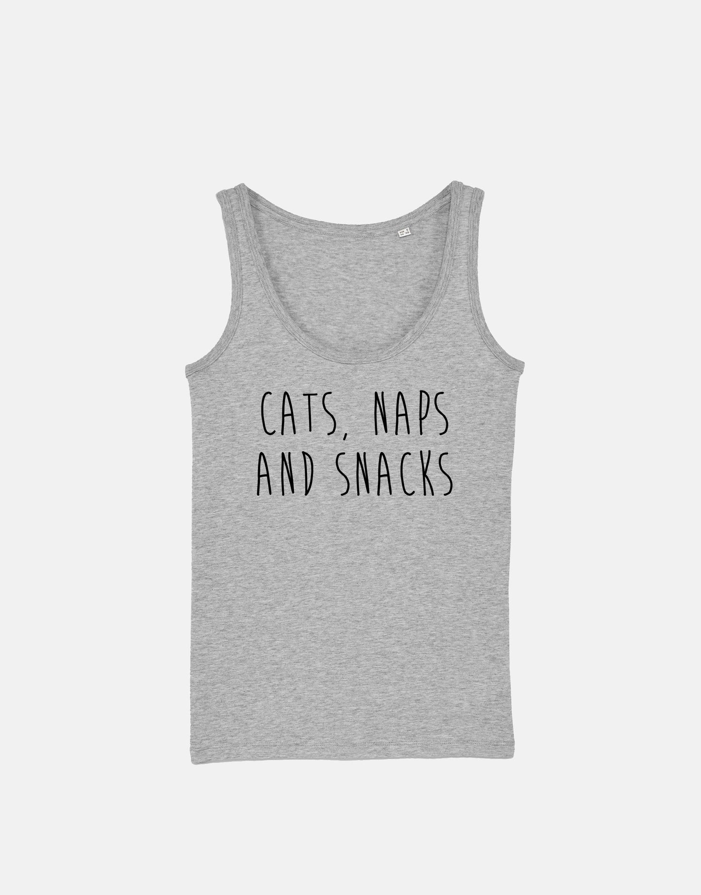 Cats Naps And Snacks Cat Tank Top - Cat Lover Vest