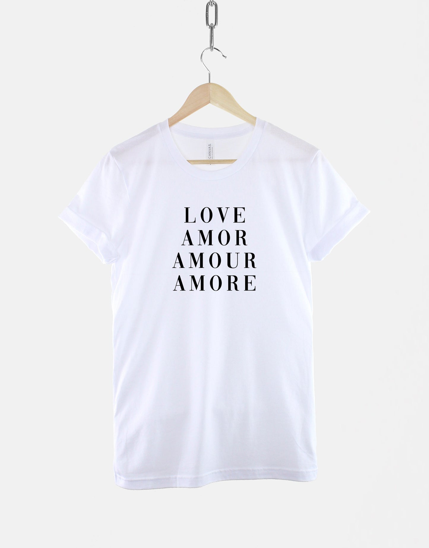 Love Amor Amour Amore TShirt - Self Love T Shirt