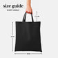 Good Vibes Only Tote Bag - Reusable Market Grocery Shopping Bag