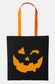 Kids Halloween Winking Girl Pumpkin Trick Or Treat Tote Bag