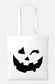 Kids Halloween Winking Girl Pumpkin Trick Or Treat Tote Bag