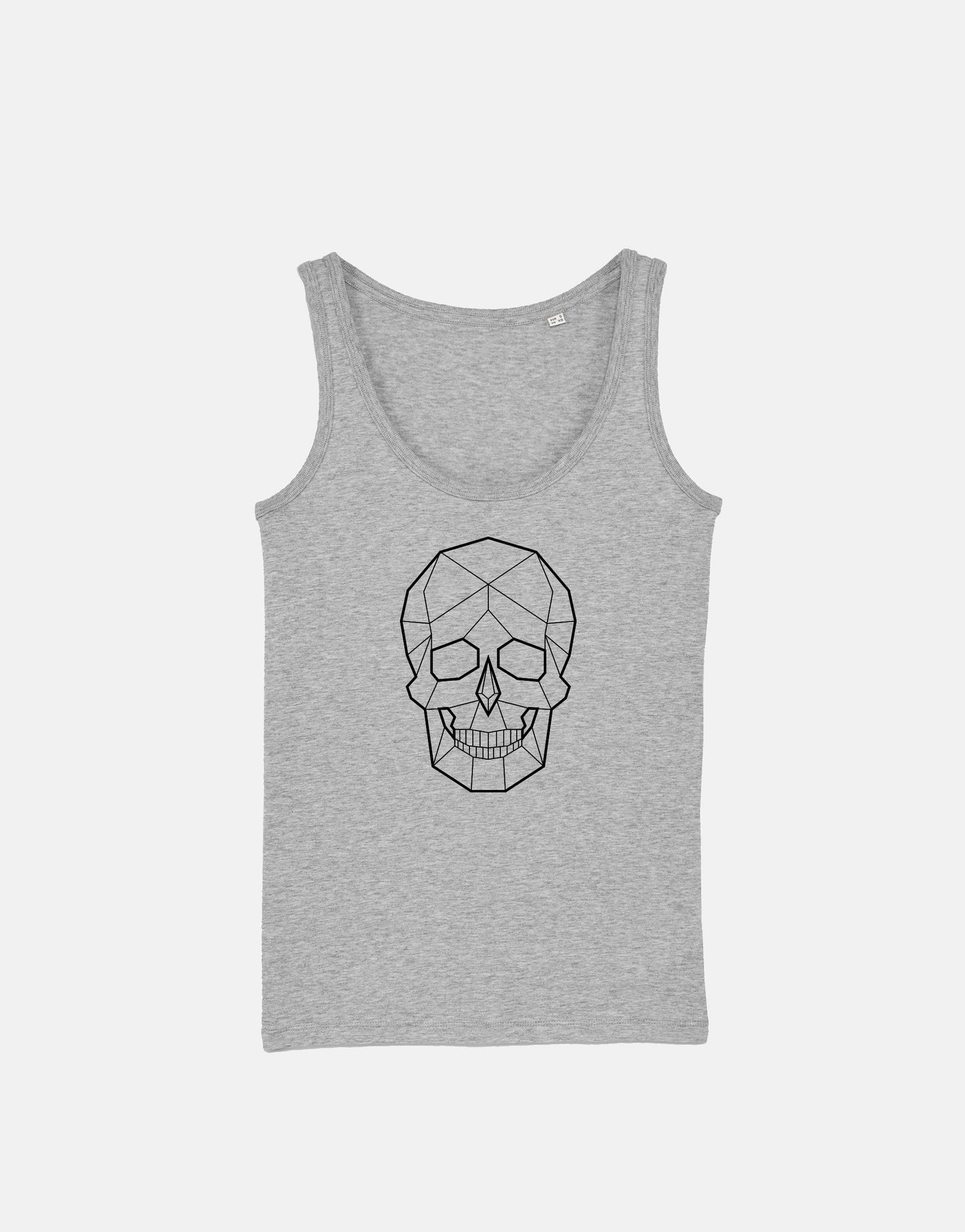 Geometric Skull Vest - Grunge Rock Goth Emo Tank Top