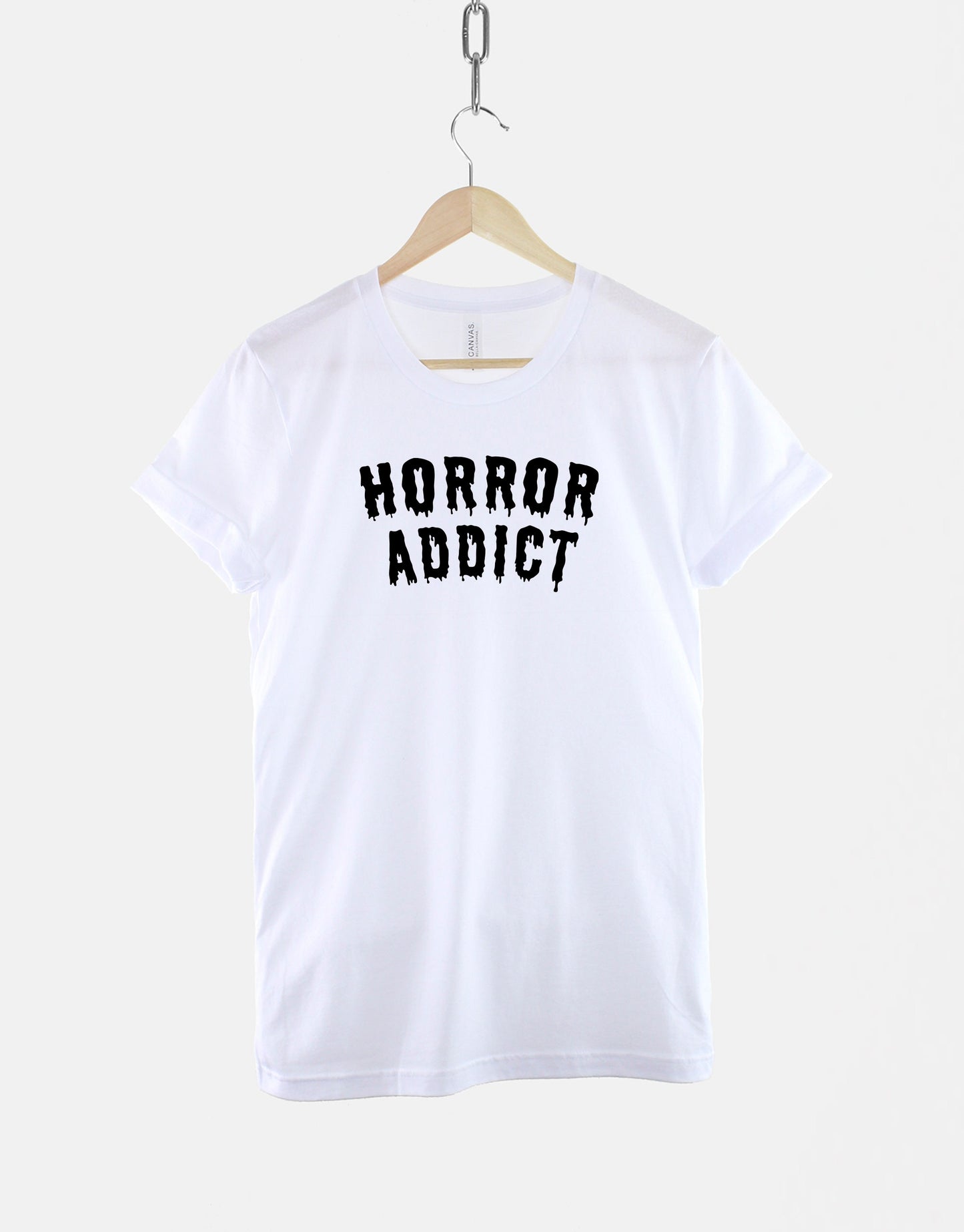 Horror Addict TShirt - Funny Halloween Goth T Shirt