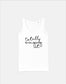 Totally Winging It Script Crew Neck Tank Top