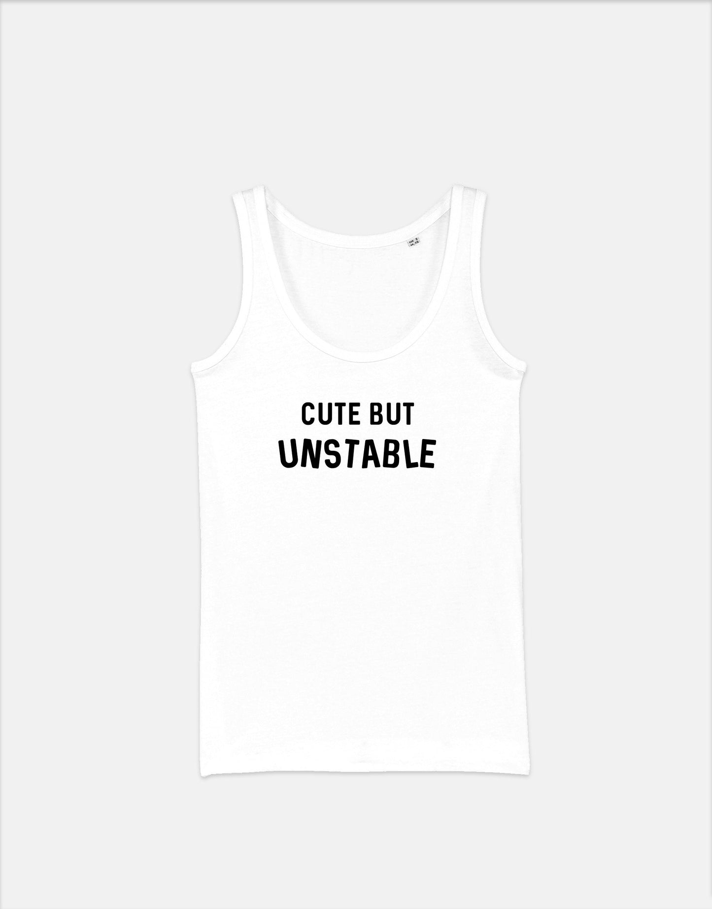 Cute But Unstable Vest - Crazy Psycho Girl Tank Top