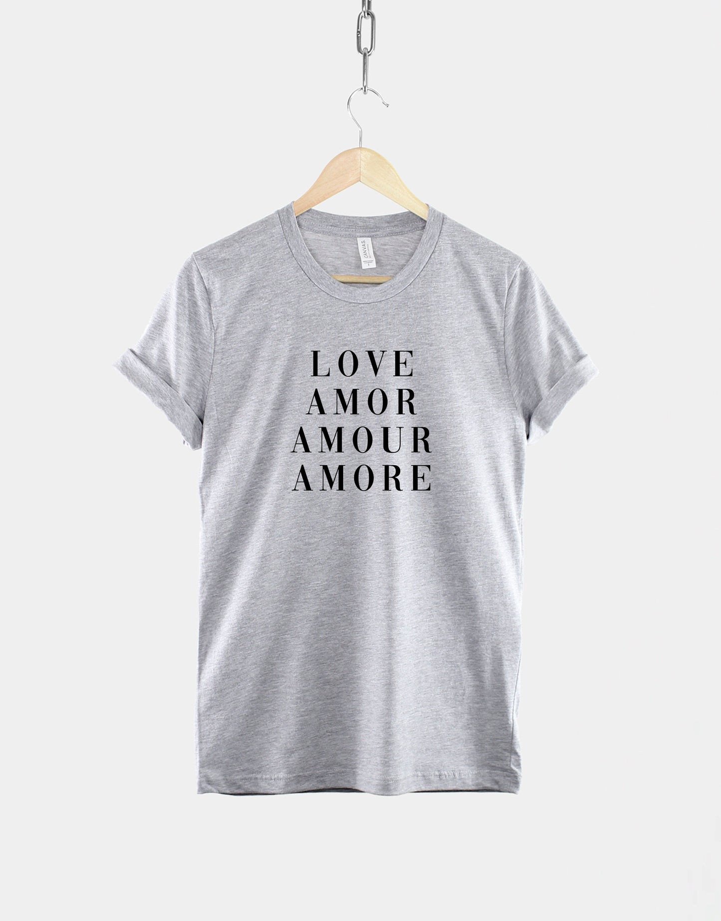 Love Amor Amour Amore TShirt - Self Love T Shirt