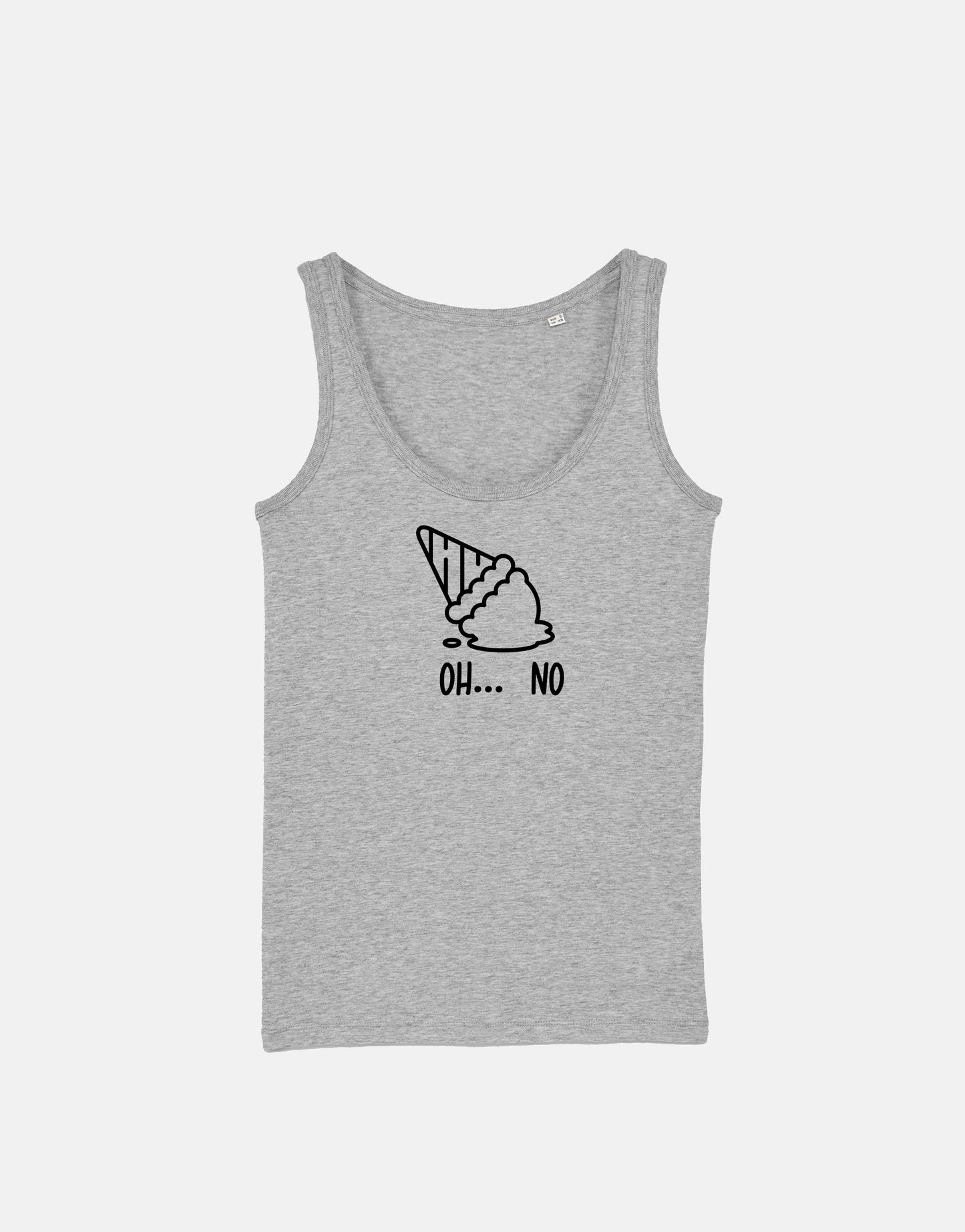 Oh... No! Dropped Ice Cream Lover Vest - Foodie Junk Food Tank Top