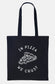 Pizza Tote Bag - Shopping Bag - In Pizza We Crust - Vegan Pizza Lover - Market Bag - Grocery Bag - Reusable Bag - Womens Bag - Girls Bag