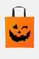 Kids Halloween Winking Girl Pumpkin Trick Or Treat Tote Bag