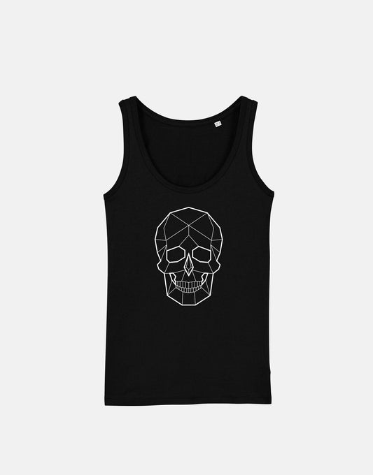 Geometric Skull Vest - Grunge Rock Goth Emo Tank Top