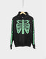 Glow In The Dark Skeleton Hoodie - Halloween Costume