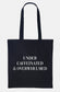 Under Caffeinated And Overwhelmed Tote Bag - Coffee Caffeine Addict Shopping Market Grocery