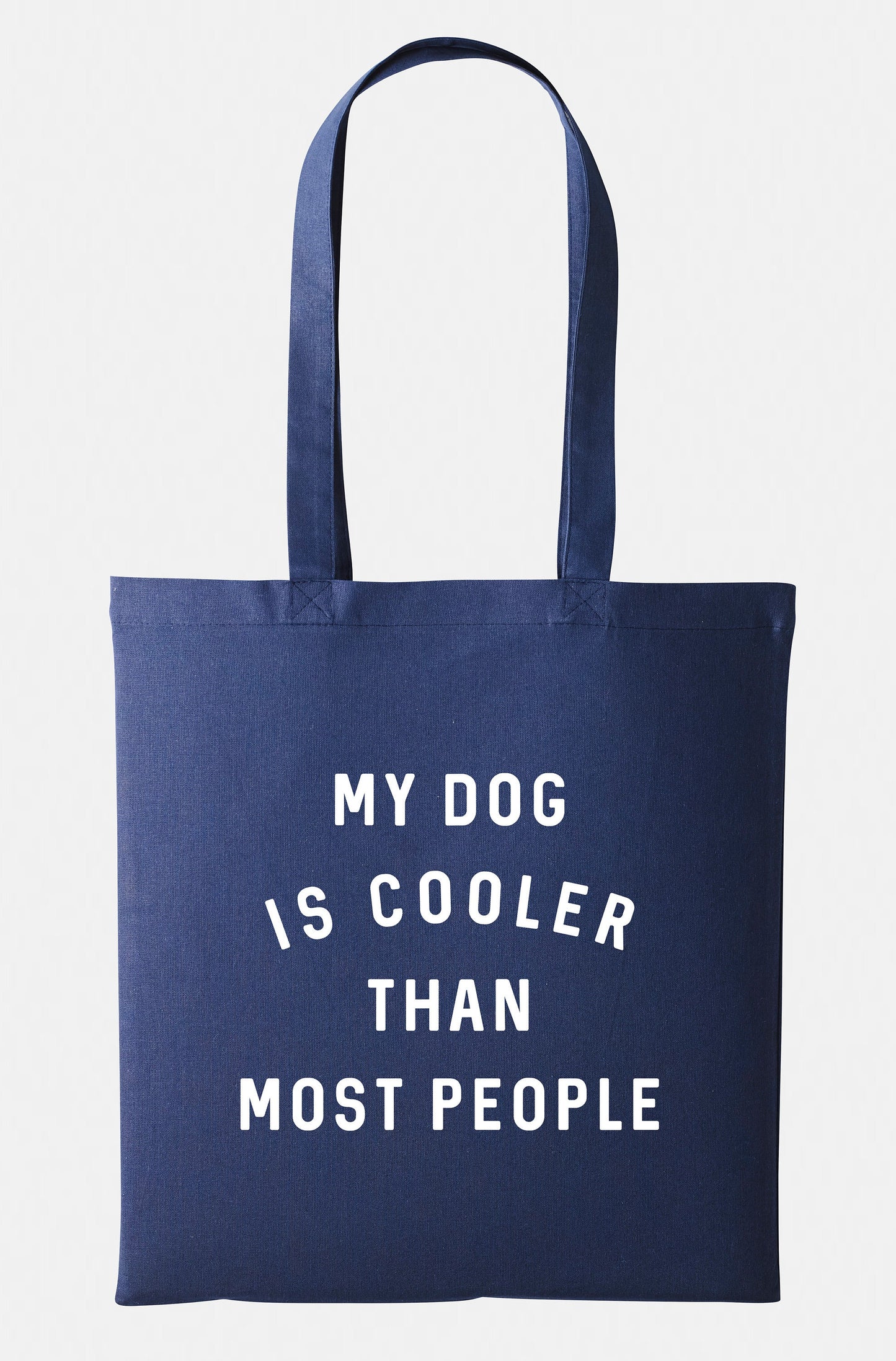 My Dog Is Cooler Than Most People Tote Bag - Market Shopping Grocery Beach ToteBag