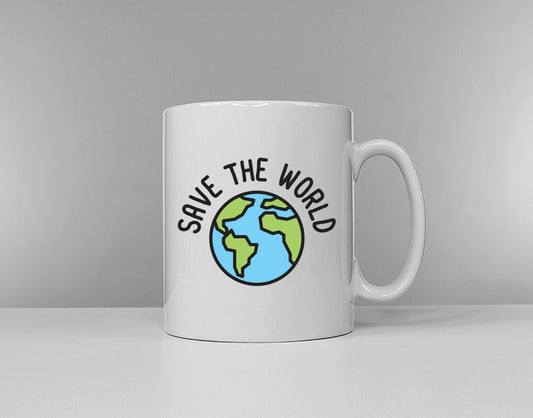Save The World Coffee Mug - Office Coffee Mug