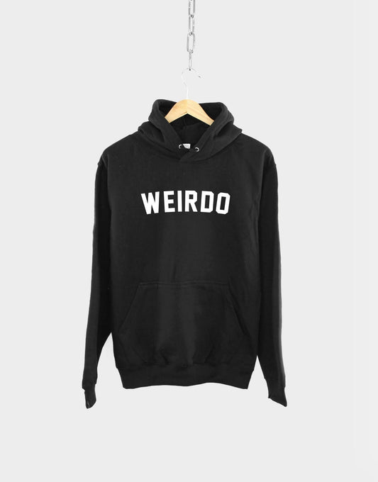 Kids Weirdo Slogan Hoodie - Anti Social Sweatshirt