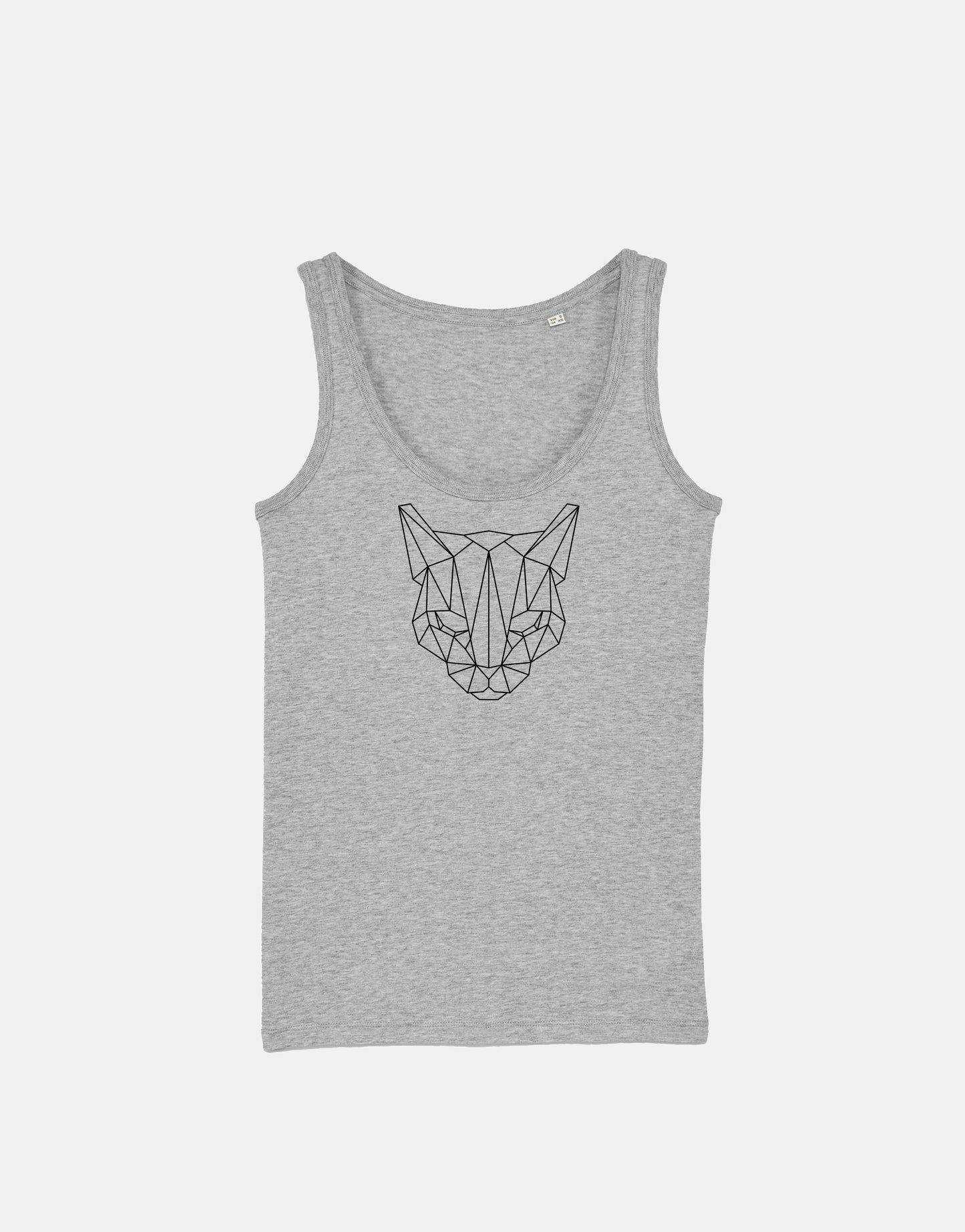 Geometric Cat Vest - Abstract Wild Animal Cats Tank Top