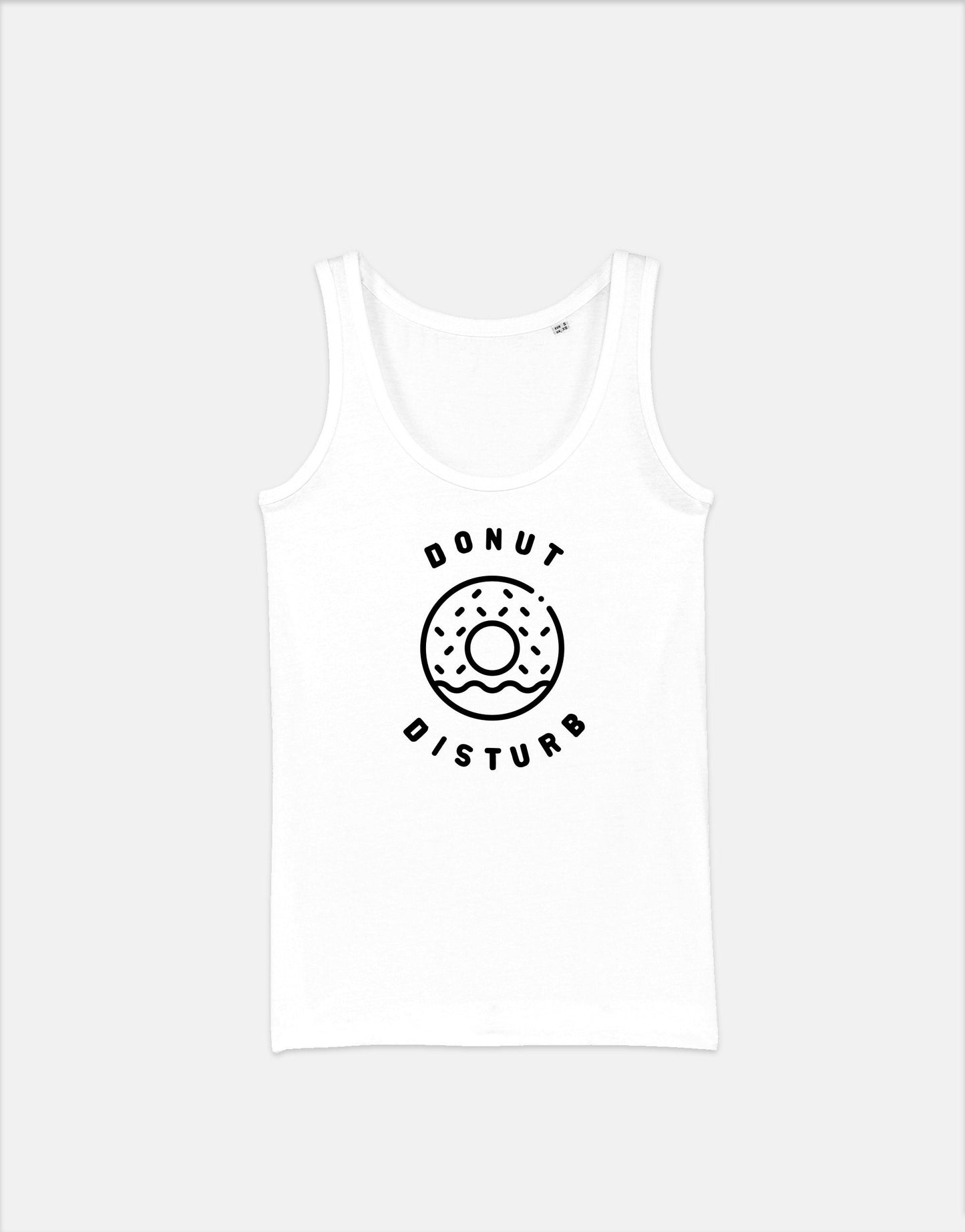 Donut Disturb Vest - Permanently Tired Sleeping Tank Top