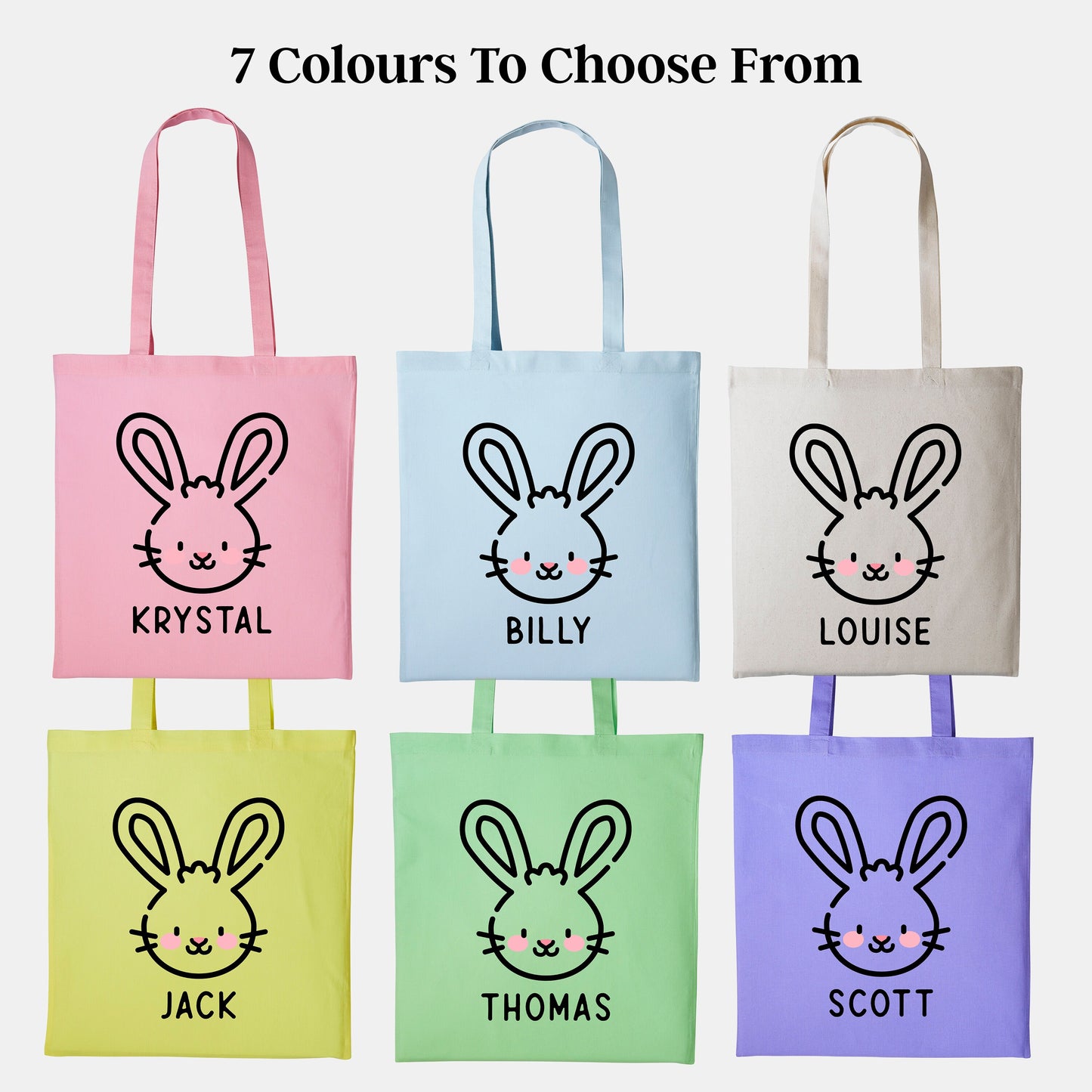 Easter Egg Hunt Bag - Easter Egg Hunt Kit - Personalised Easter Bunny Bags