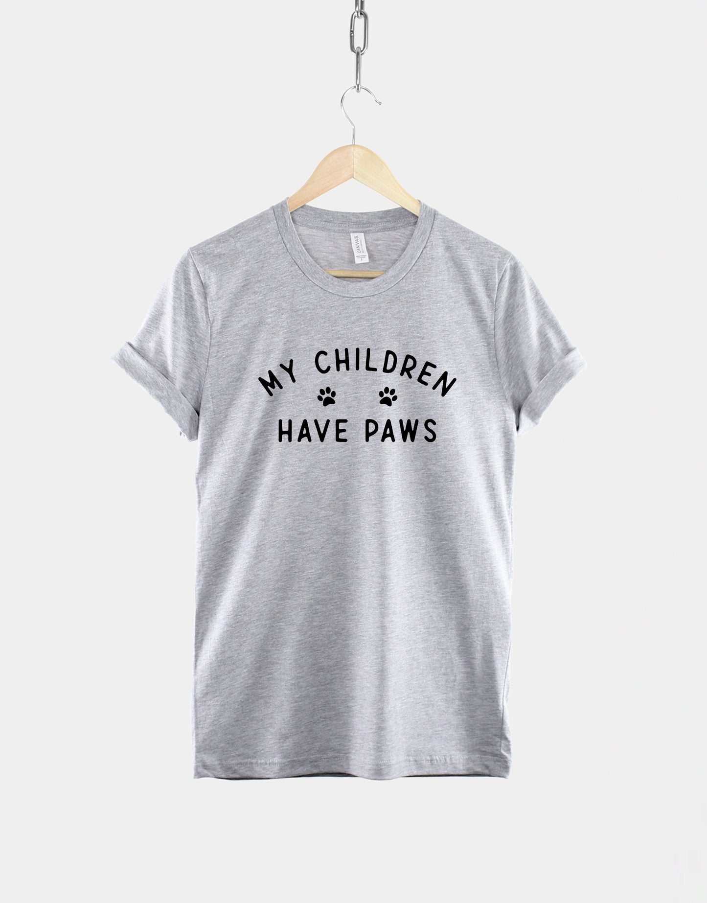 Dog - Cat Shirt - Dogs Cats Owner TShirt - My Children Have Paws