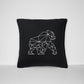 Geometric Gorilla Pillow - Geometric Ape Animal Art Cushion