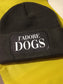 J'adore Dogs - Dog Beanie - I Love Dogs Beanie Hat - Dog Lover Winter Hat - Dog Owner Gift