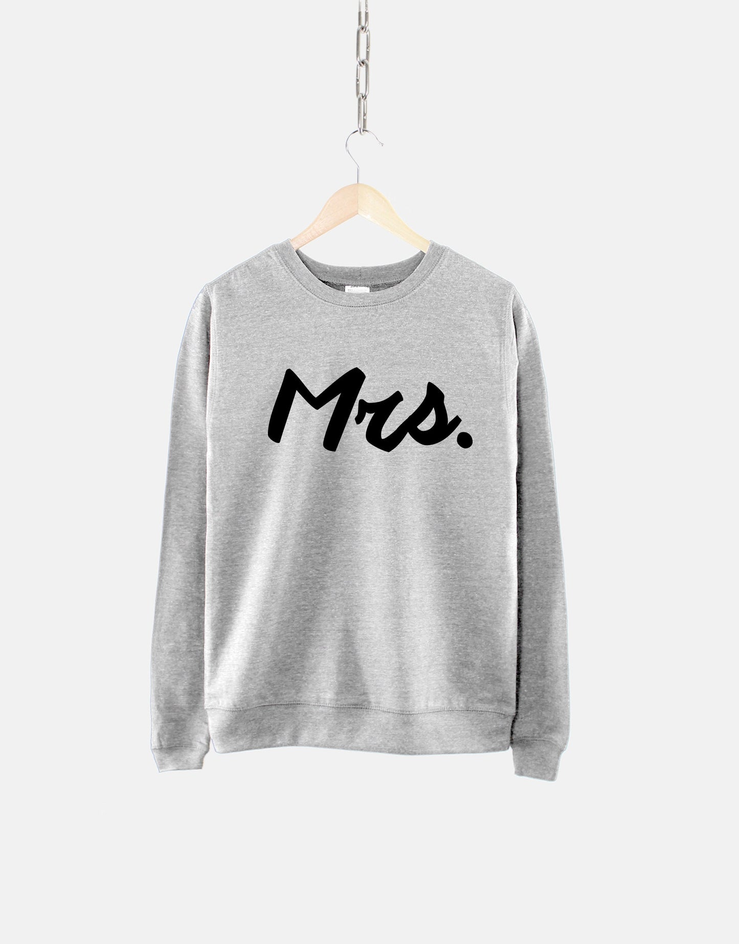 Mrs Sweatshirt - Wifey Crew Neck Wife Jumper Shirt