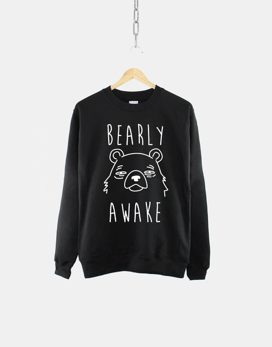 Bearly Awake Crew Neck Sweatshirt