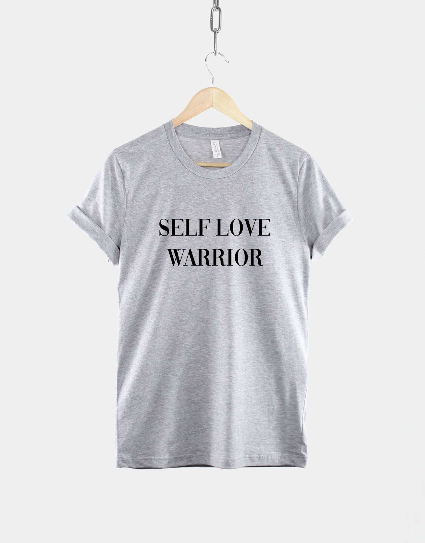 Self Love Warrior T-Shirt - Mental Health Self Care Shirt - Yoga Inspiration TShirt