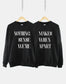 Nothing Makes Sense When We're Apart Sweatshirt - Best Friend Sweatshirts - Gift For Best Friend - Best Friends Matching Sweatshirts