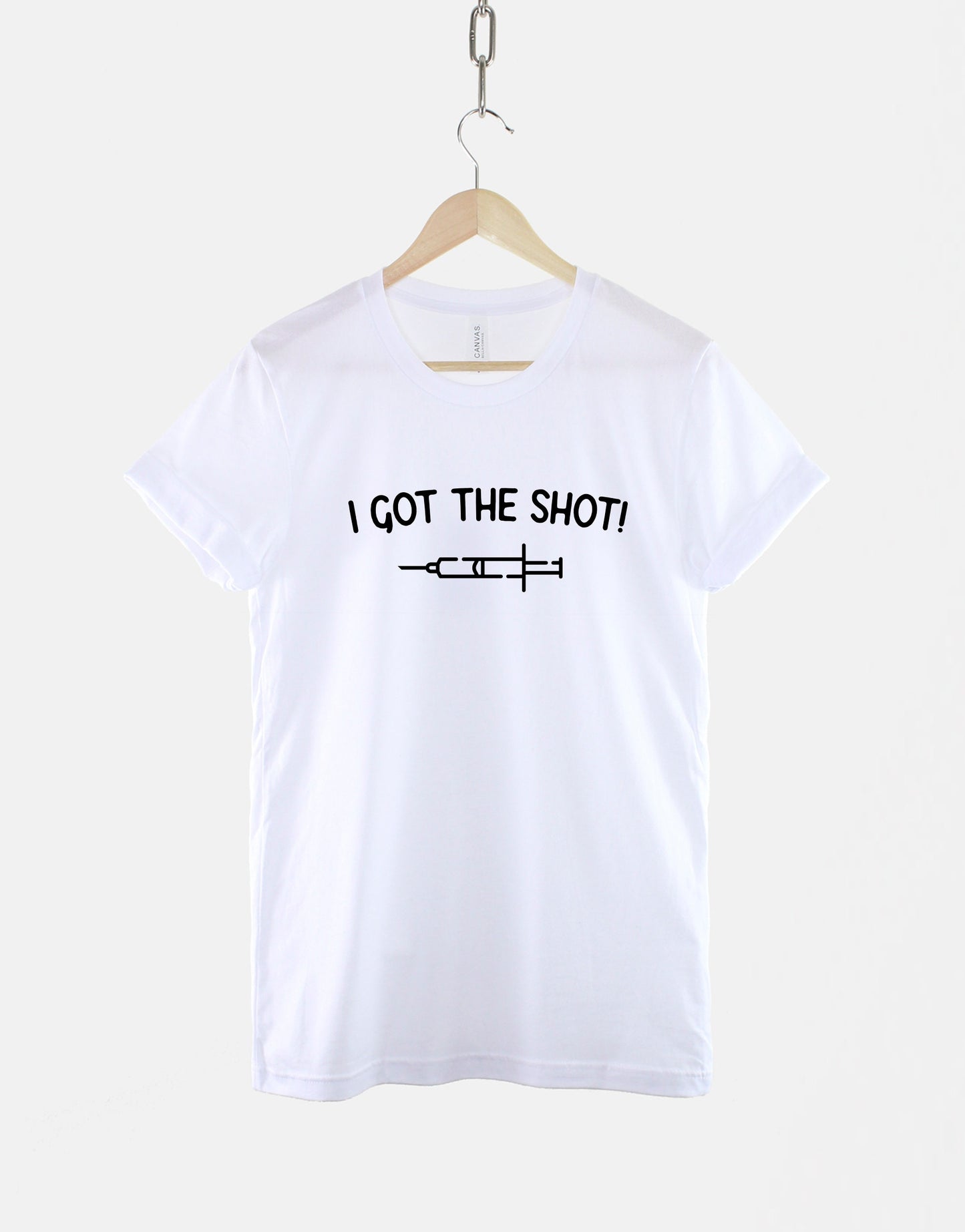 Covid Vaccinated T-Shirt - I Got The Shot - Pfizer Vaccine T-Shirt - Dr Fauci Ouchie TShirt - Vaccine Shirt