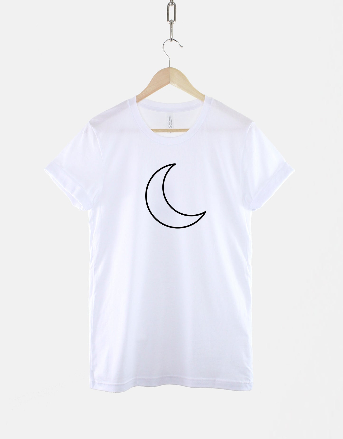 Crescent Moon T-Shirt - Gothic Moon T-Shirt - Half Moon Shirt - Moon Phases Shirt - Celestial T-Shirt - Lunar Eclipse T-Shirt