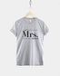 Mr And Mrs T-Shirts - Personalised Mr And Mrs Wedding Shirts - Matching Honeymoon TShirts - Couples Just Married T Shirts