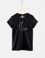 Crescent Moon T-Shirt - Gothic Moon T-Shirt - Half Moon Shirt - Moon Phases Shirt - Celestial T-Shirt - Lunar Eclipse T-Shirt