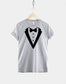 Tuxedo T-Shirt - Black Tux Shirt - Tux Print T-Shirt - Tuxedo Print Shirt