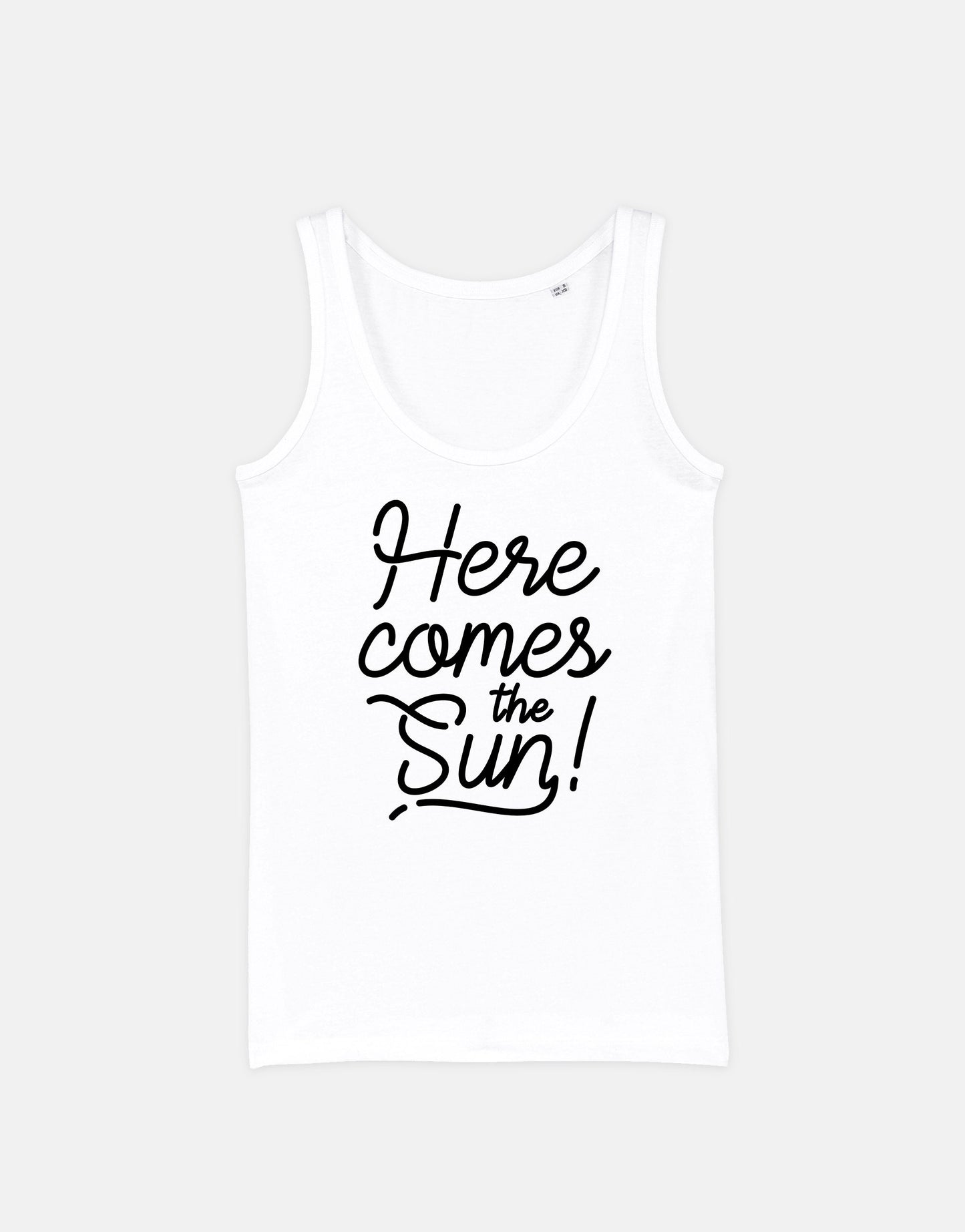 Here Comes The Sun Women's Summer Tank Top - Ladies Summer Vest