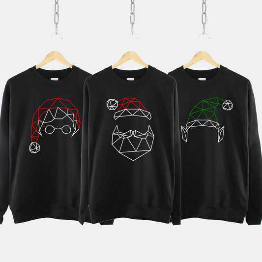 Family Christmas Sweatshirts - Matching Christmas Sweaters - Mrs Claus Sweatshirt - Christmas Elf Sweater - His And Hers Christmas Sweaters