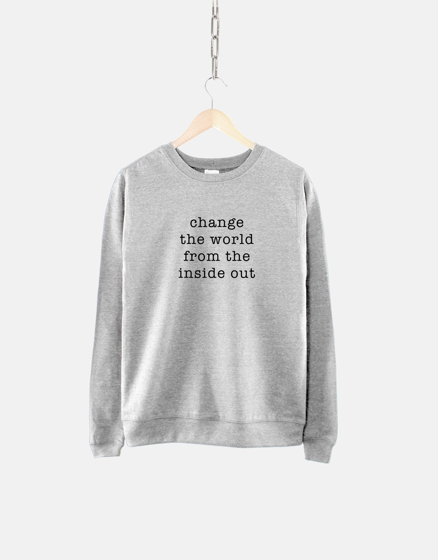 Save The World Sweatshirt - Inspirational Slogan Sweater - Activist Sweatshirt - Climate Change Jumper - Political Activist Shirt