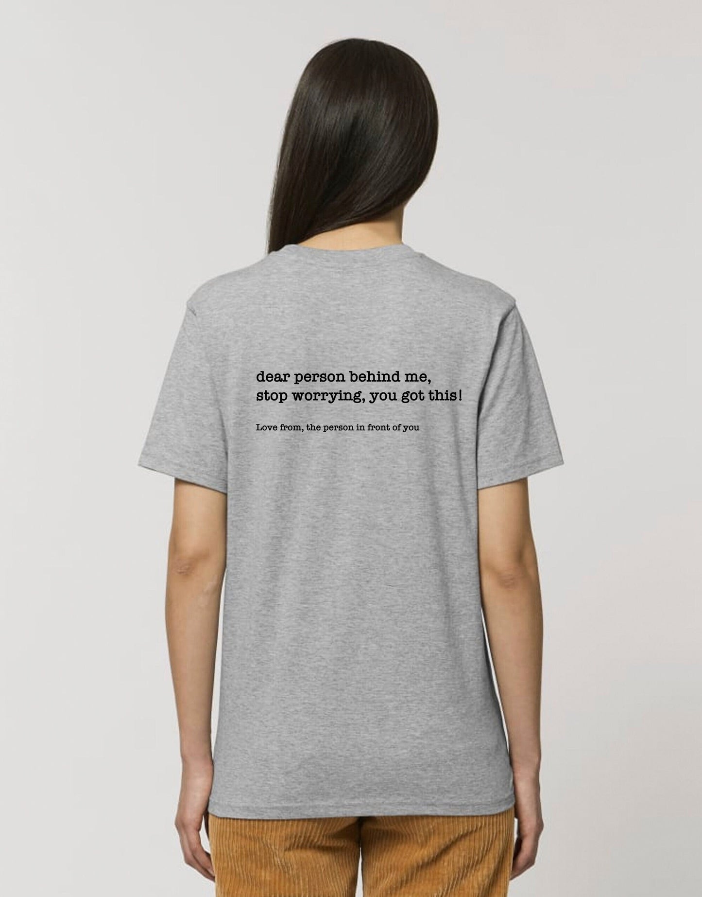 Dear Person Behind Me Shirt - Personalised Mental Health Awareness T-Shirt