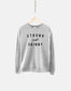 Womens Workout Sweatshirt - Strong Not Skinny Sweater - Womens Gym Fitness Jumper